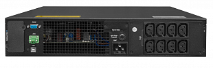 ИБП DR1103L, 3 кВА/3 кВт, онлайн, 1:1ф, Rack Tower, без АКБ, 8 x IEC-320 C13 + 2 x IEC-320 C19